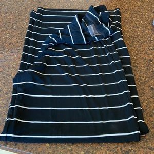 Chico’s Travelers Black & white pants -  size 2